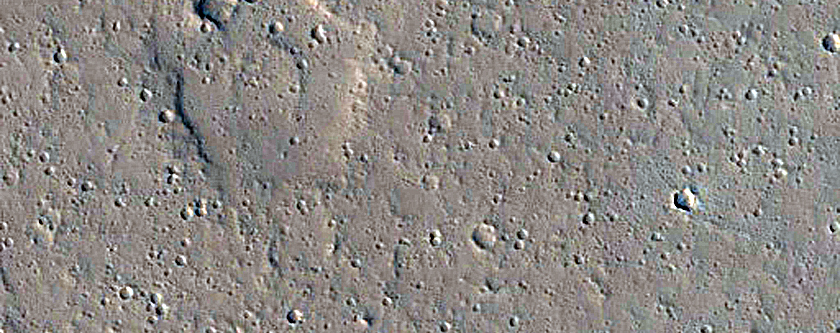 Candidate Recent Impact Site