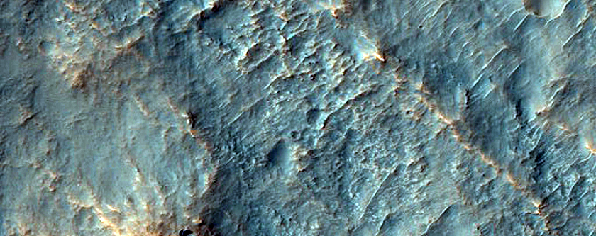 Tilted Layers in Electris Region