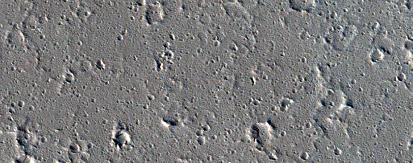Candidate Recent Impact Site