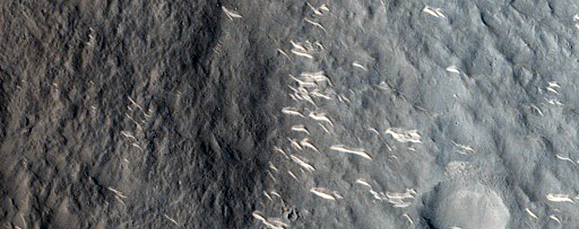 Mesa East of Amenthes Fossae