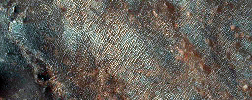 Sand Pathway West of Jezero Crater