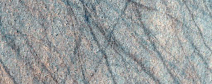 Modified Impact Craters on Floor of Amphitrites Patera