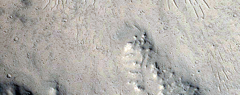 Well-Preserved 6-Kilometer Impact Crater in Elysium Planitia