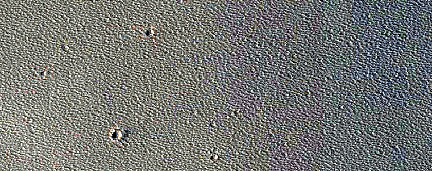 Candidate Recent Impact Site