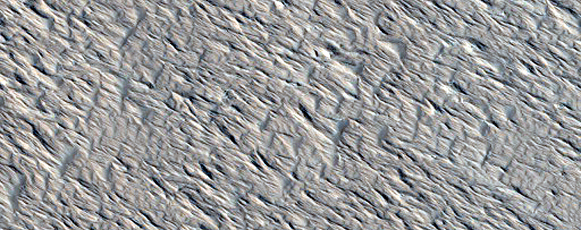 Terrain near Amazonis Mensa and Gordii Dorsum