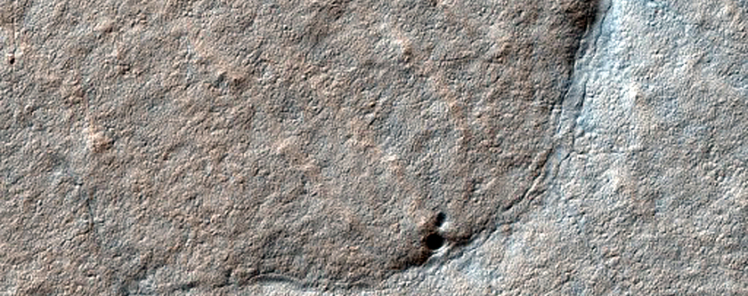Candidate Small South Polar Layered Deposits Crater