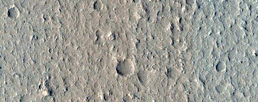 Candidate Recent Impact Site
