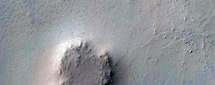 Crater on Floor of Larger Crater
