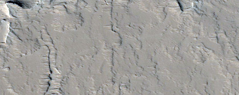 Layers in Olympica Fossae