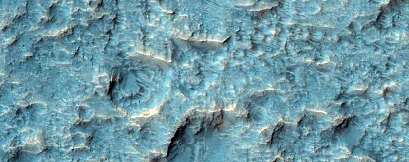 Channels in Savich Crater