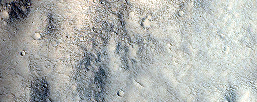 Layers East of Peridier Crater