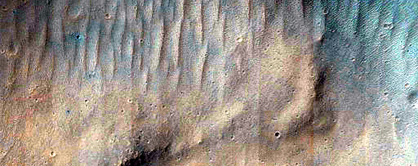 Fresh Crater Exhuming Highland Crust