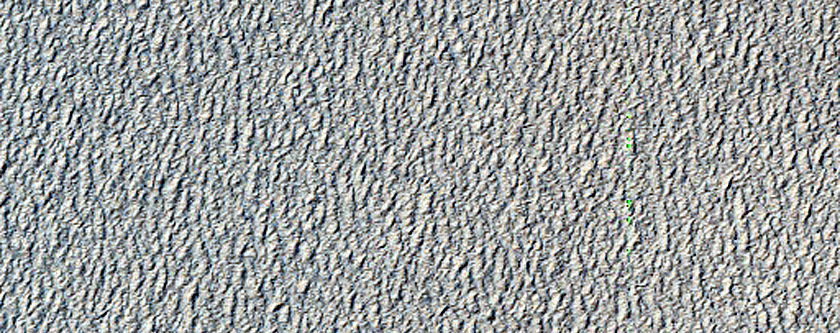 High Latitude Crater Slope