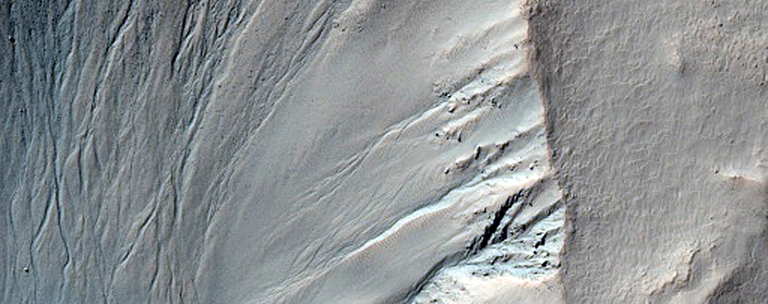Crater with Steep Slopes