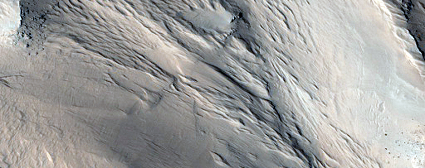 Southwest of Olympus Mons