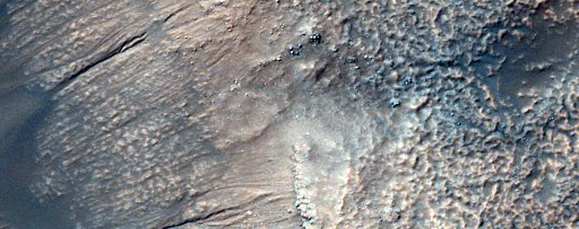 Central Structure of 50-Kilometer Impact Crater in Hellas Planitia