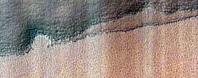 South Polar Residual Cap Trough