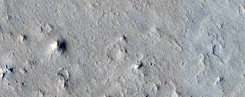 Candidate Recent Impact Site