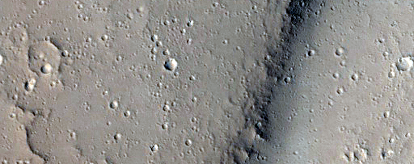 Candidate Recent Impact Site