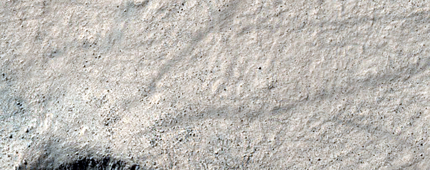 Infrared-Distinct Crater