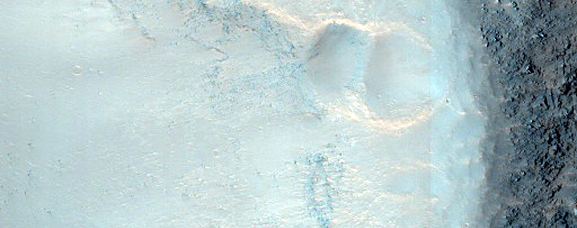 Hill in Juventae Chasma