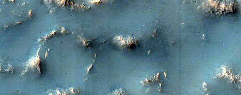 Double Crater in South Terra Sabaea