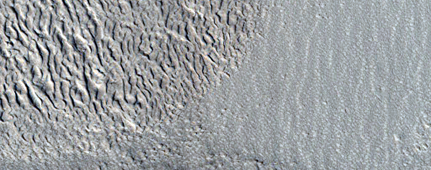 Smooth Region in Phlegra Montes