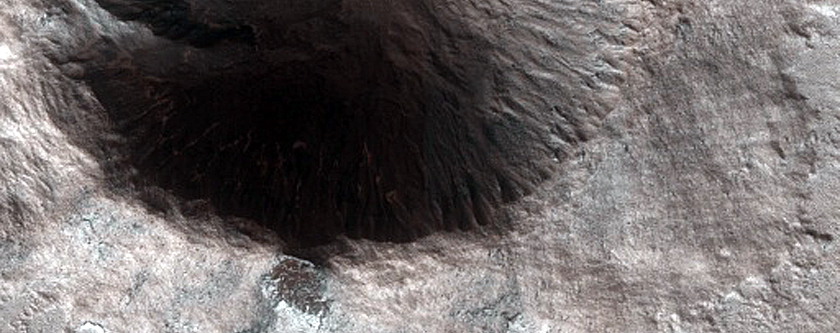 Monitoring Small Northern Plains Crater