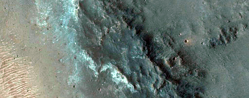 Collapsed Structure North of Ganges Chasma