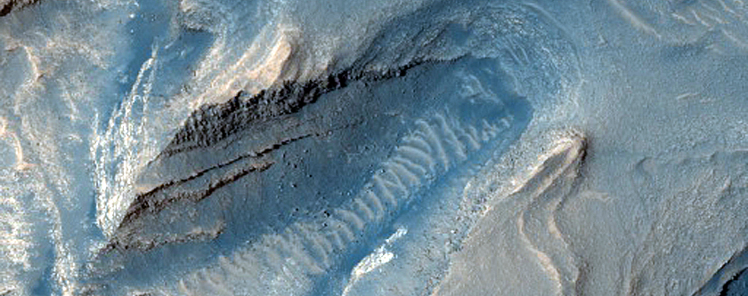 Layers in Hebes Chasma