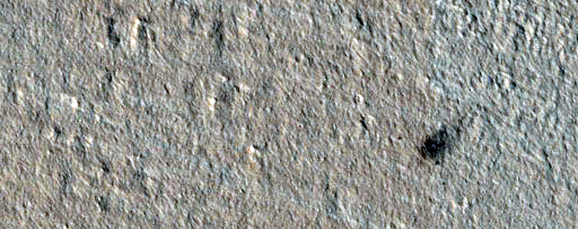 Candidate Recent Impact Site