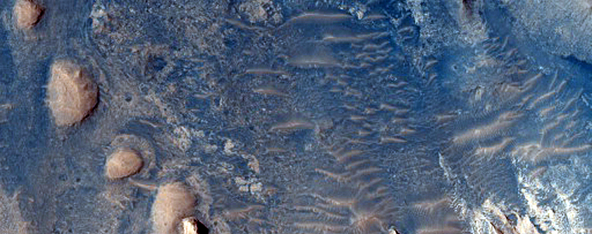 Curiosity Rover Field Site in Gale Crater
