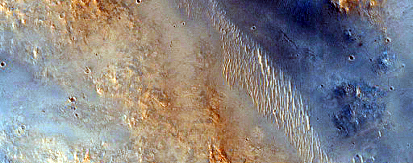 Craters in Terra Cimmeria