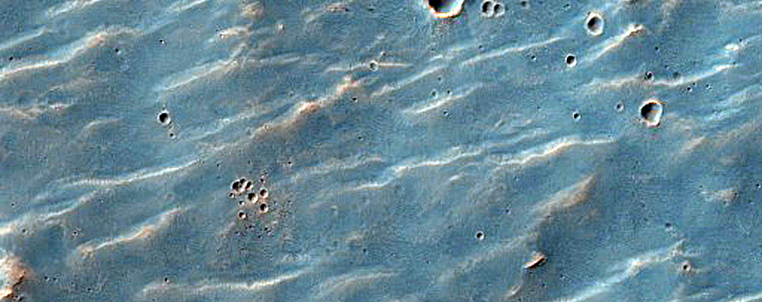Ridges in Tyrrhena Terra