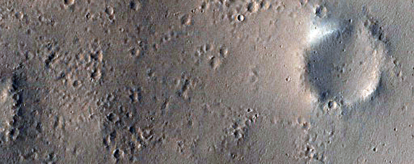 Candidate Recent Impact Site
