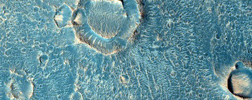 Fluvial Valley in Western Arabia Terra