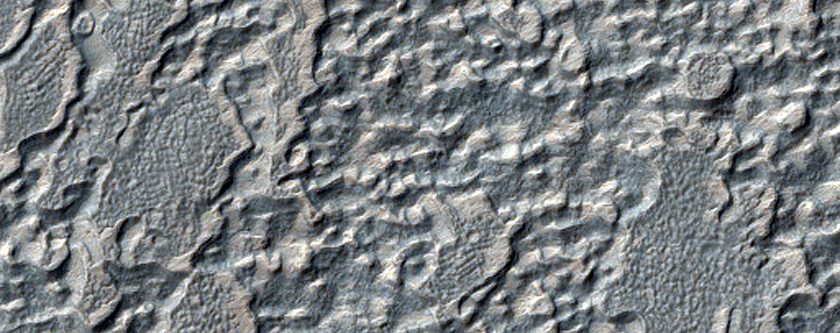 Monitor Mid-Latitude Apron and Tongue Materials in Reull Vallis