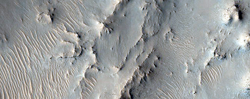 Jezero Crater Outflow Channel