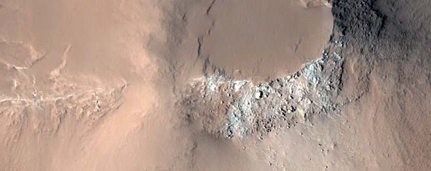 Possible Bedrock Exposures in Arabia Terra