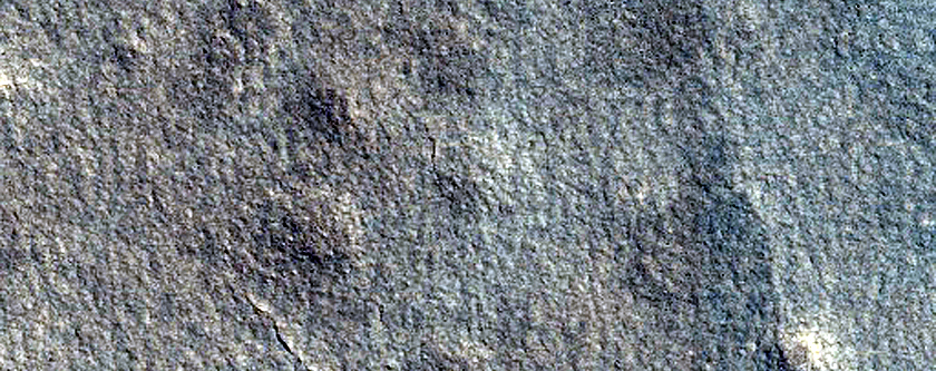 Terrain South of Milankovic Crater