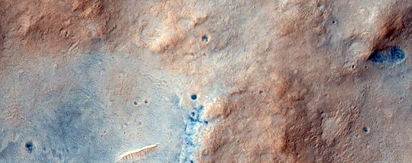 Valley Northeast of Hellas Planitia