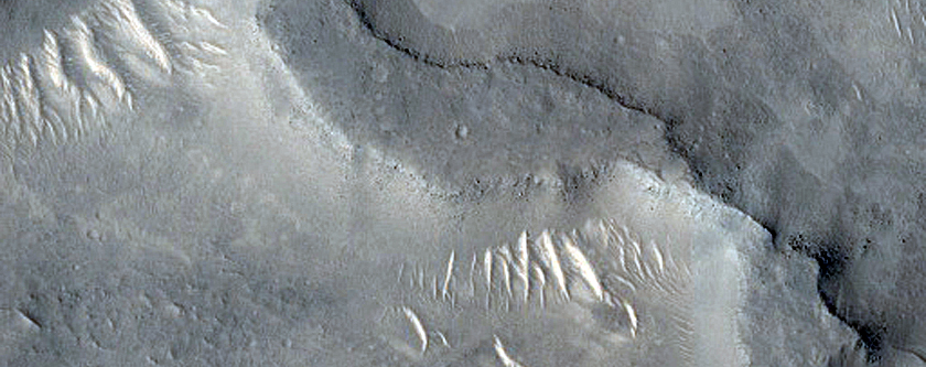 Curved Ridge in Arena Colles