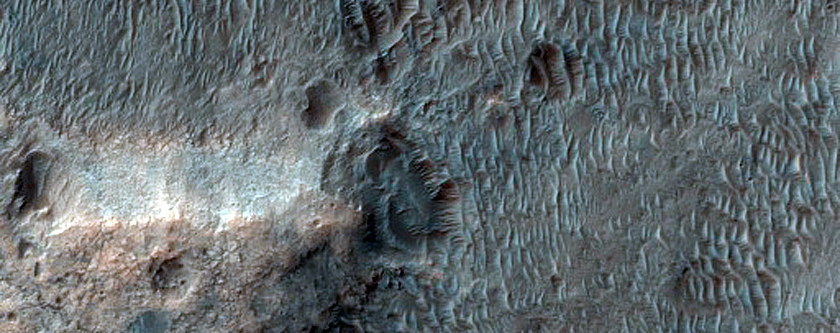 Channel near Samara Valles