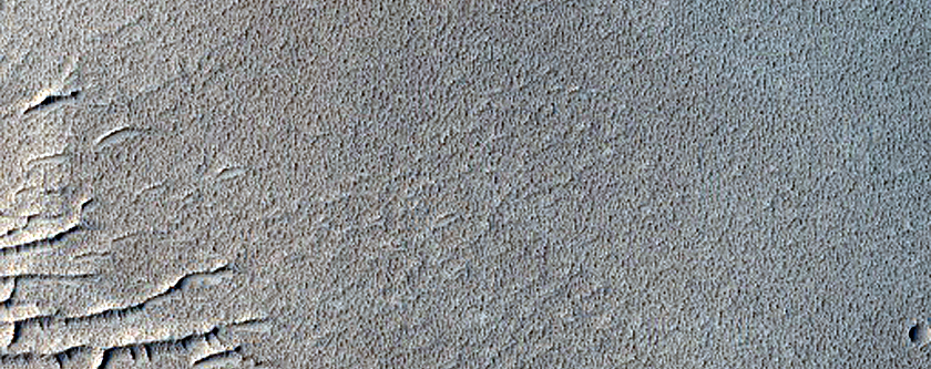 Candidate Recent Impact Site