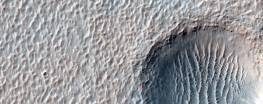 Possible Mafic-Rich Terrain on Terra Sirenum Crater Floor