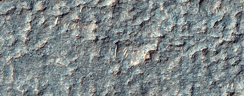 Possible Olivine Exposure in Solis Planum