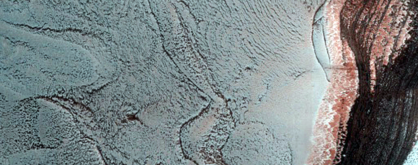 Active North Polar Layered Deposits Scarp Avalanche Monitoring