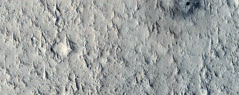 Candidate Recent Impact Site