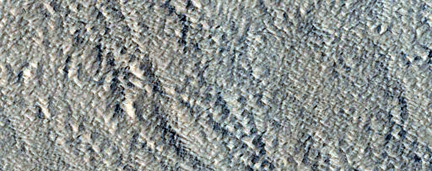 Portion of Lobe off North Side of Pavonis Mons