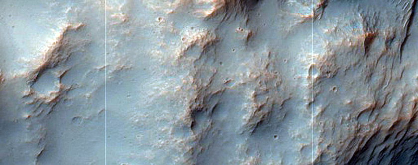Clay Minerals Immediately South of Cross Crater